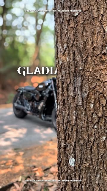 Motor custom Gilang My Brother dari unggahan Instagram