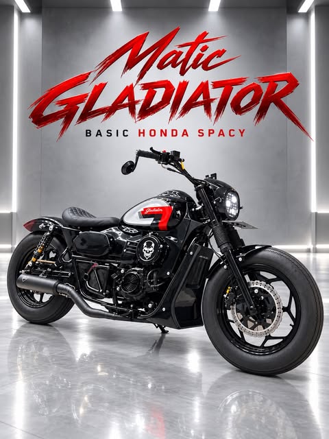 MATIC GLADIATOR, warna Silver / hitam